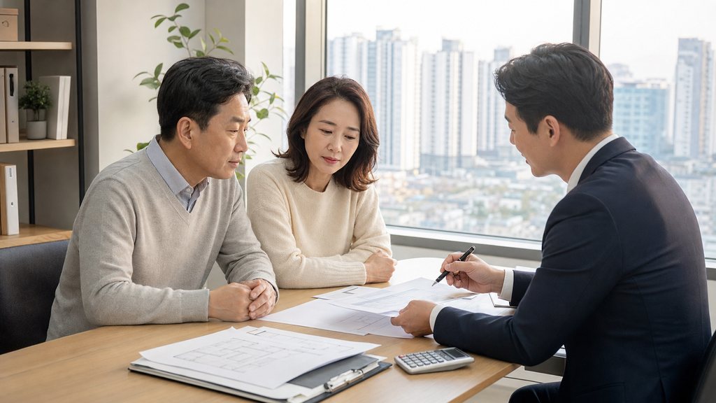 서울 아파트 토지거래허가구역 신청 절차 2026 서류 상담 장면